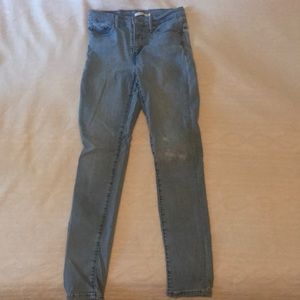 Levi Strauss • Hand-Distressed Skinny Jean